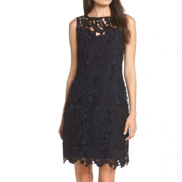 Sam Edelman Lace Sheath Cocktail Dress Size 8